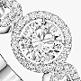 リング 女性への ホワイトゴールド ダイヤモンド  《ムーヴ リンク》0.50 ct ソリテールリング 13748-WG