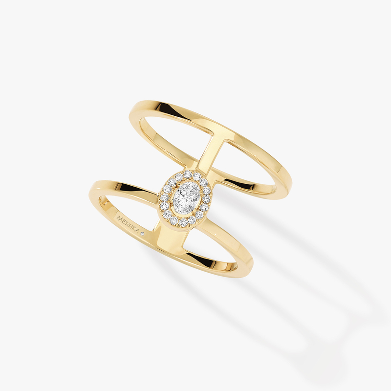 Glam'Azone two-row ring