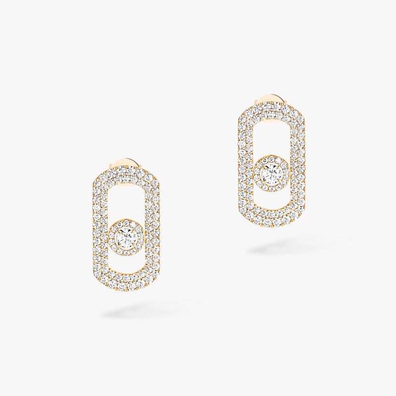 So Move pavé earrings