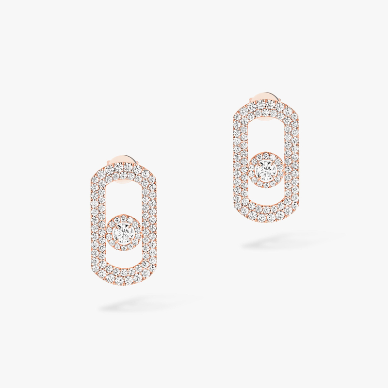 So Move pavé earrings