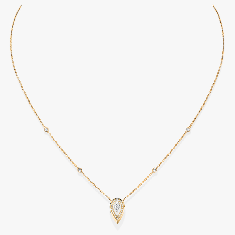 Fiery necklace 0.10ct