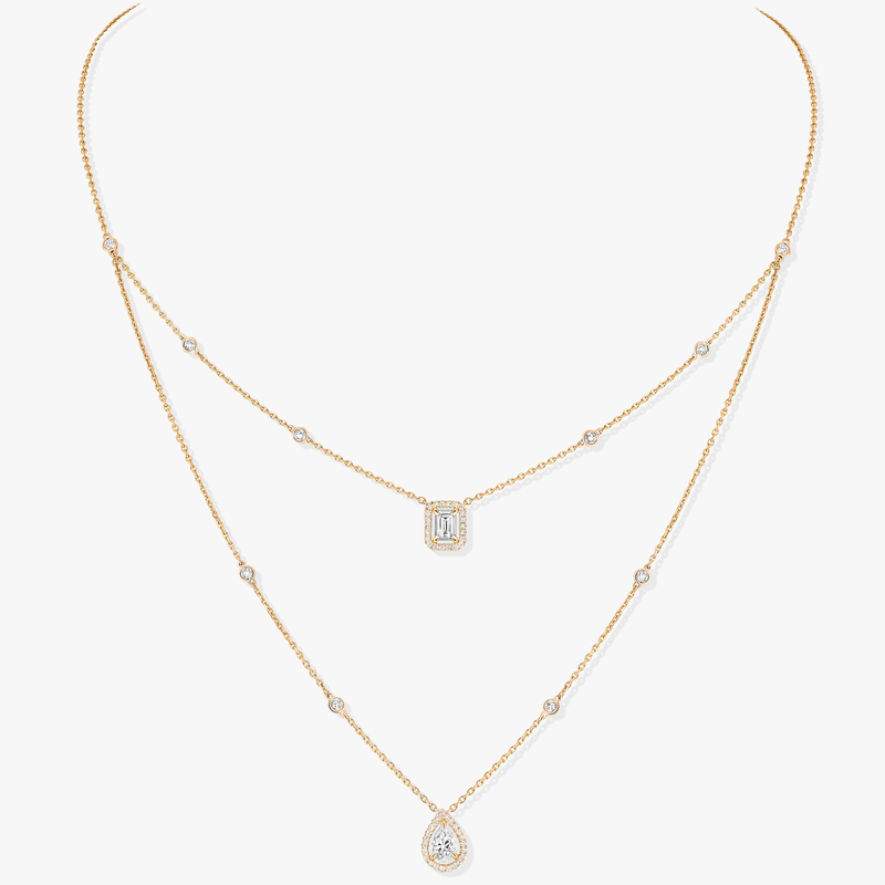 My Twin two-row necklace 2x 0.40ct