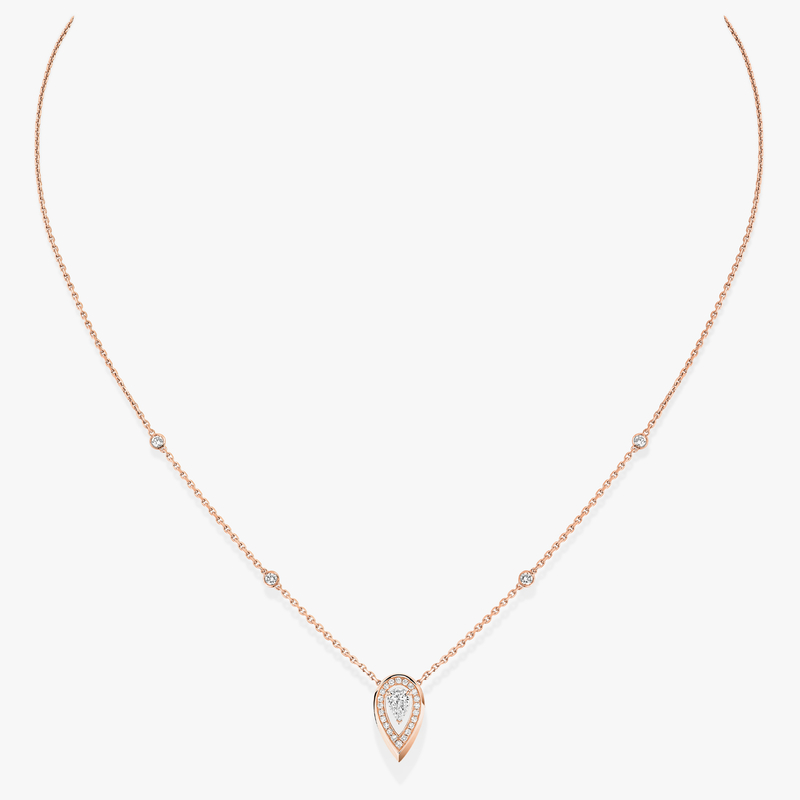 Fiery necklace 0.10ct