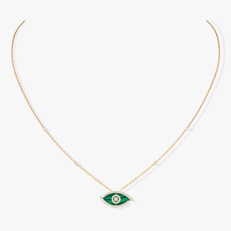Lucky Eye malachite necklace