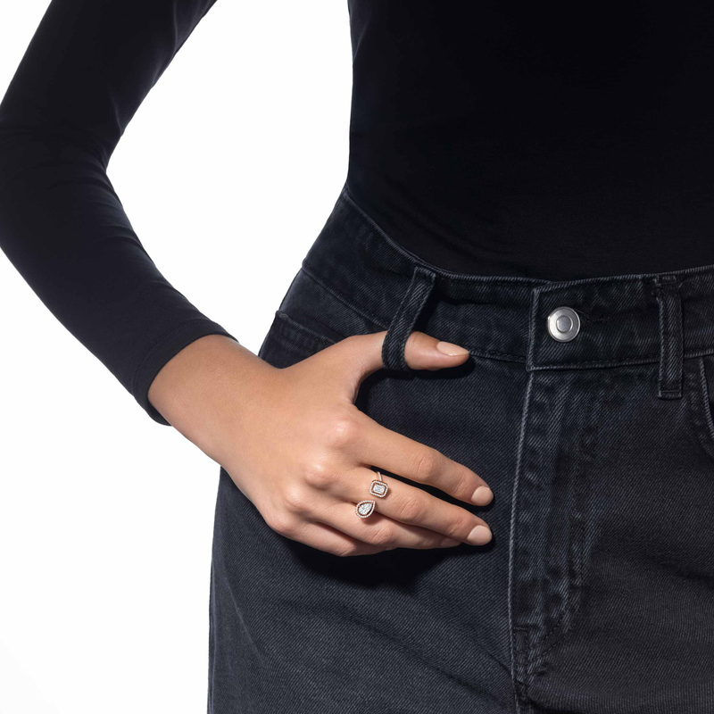 Bague toi & moi My Twin 0,60ct x2