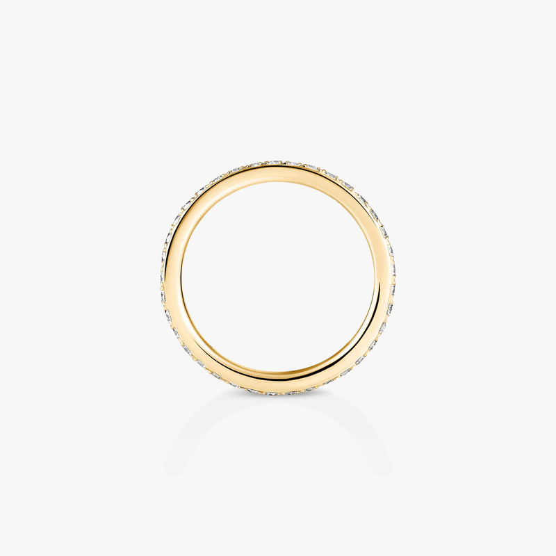 Bague Femme Or Jaune Diamant Alliance Gatsby 04036-YG