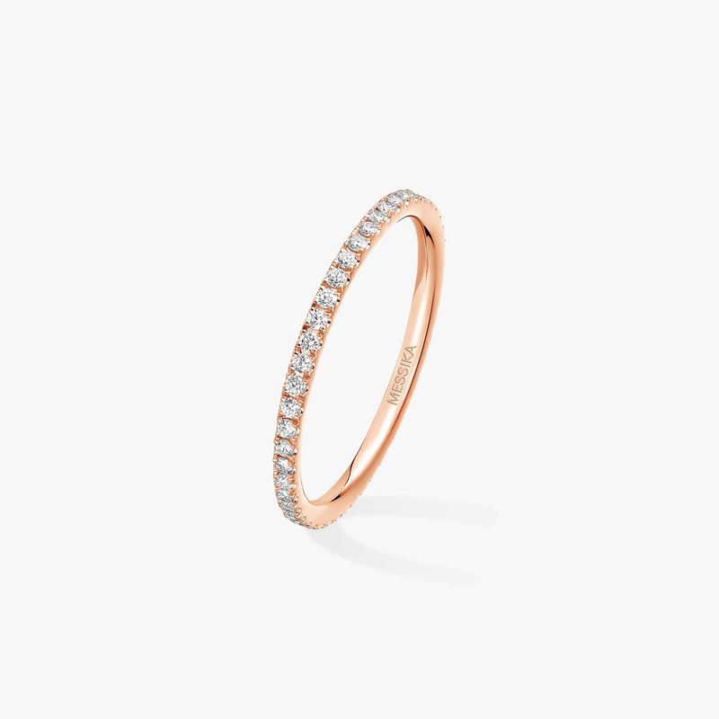 Ring Femme Pink Gold Diamond Gatsby XS Wedding Ring 05064-PG