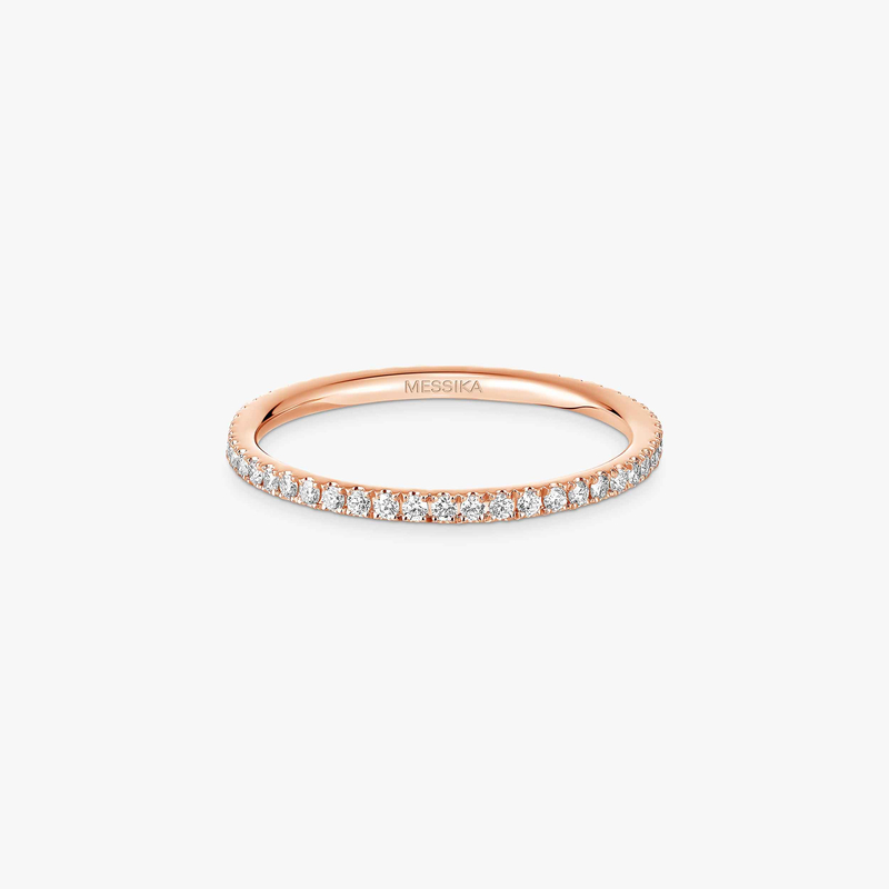 Ring Femme Pink Gold Diamond Gatsby XS Wedding Ring 05064-PG