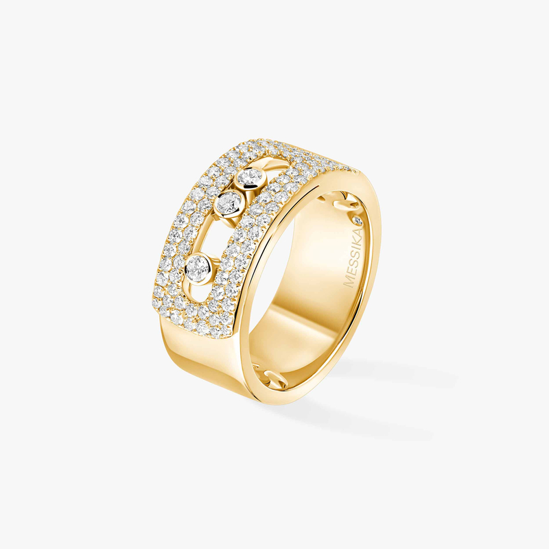 Anillo Mujer Oro amarillo Diamante Move Noa GM Pavée  10102-YG