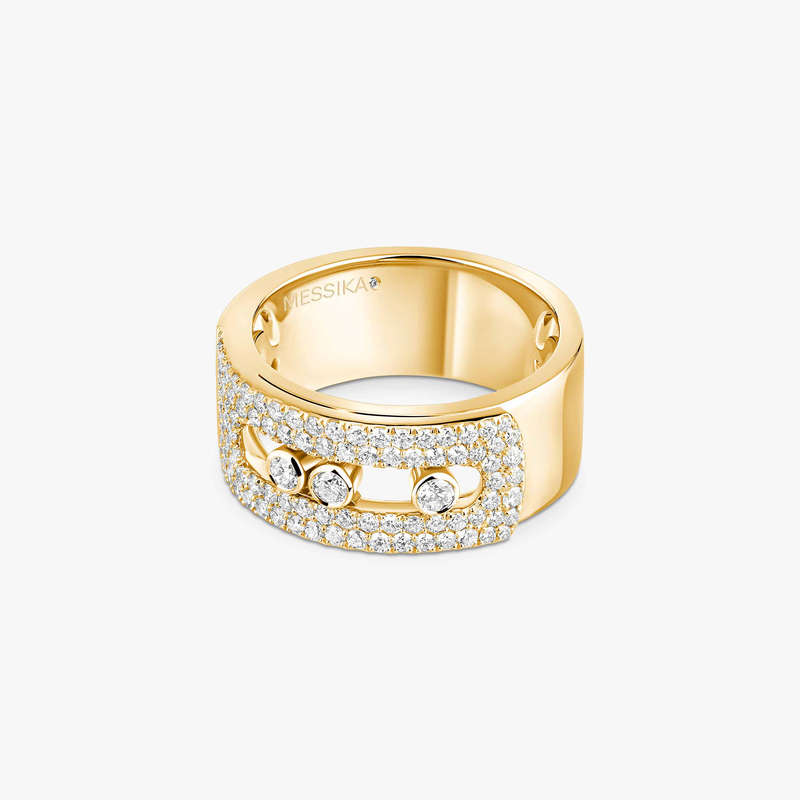 Anillo Mujer Oro amarillo Diamante Move Noa GM Pavée  10102-YG