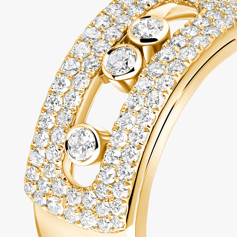 Anillo Mujer Oro amarillo Diamante Move Noa GM Pavée  10102-YG