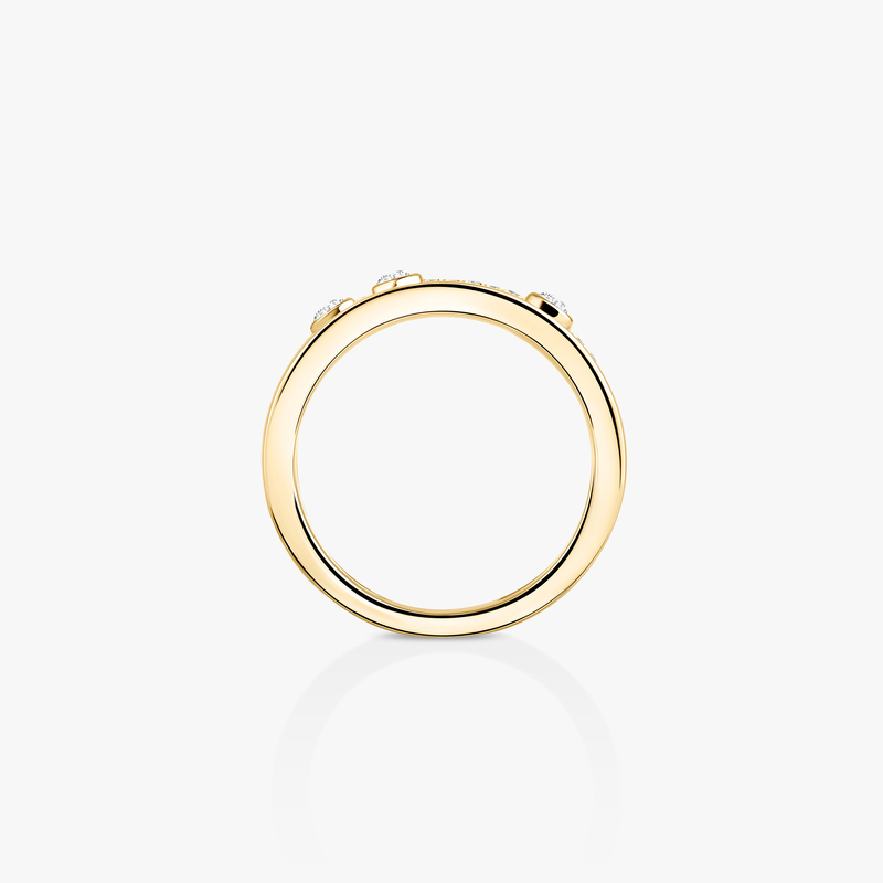 Bague Femme Or Jaune Diamant Move Romane  06516-YG