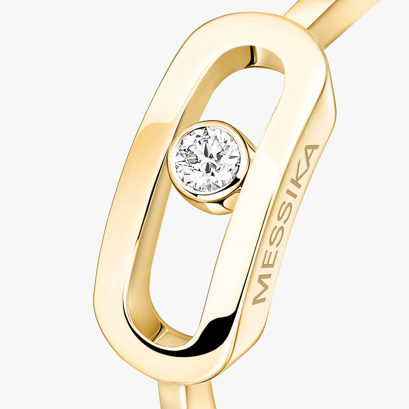Bague Femme Or Jaune Diamant Move Uno Or GM 12390-YG
