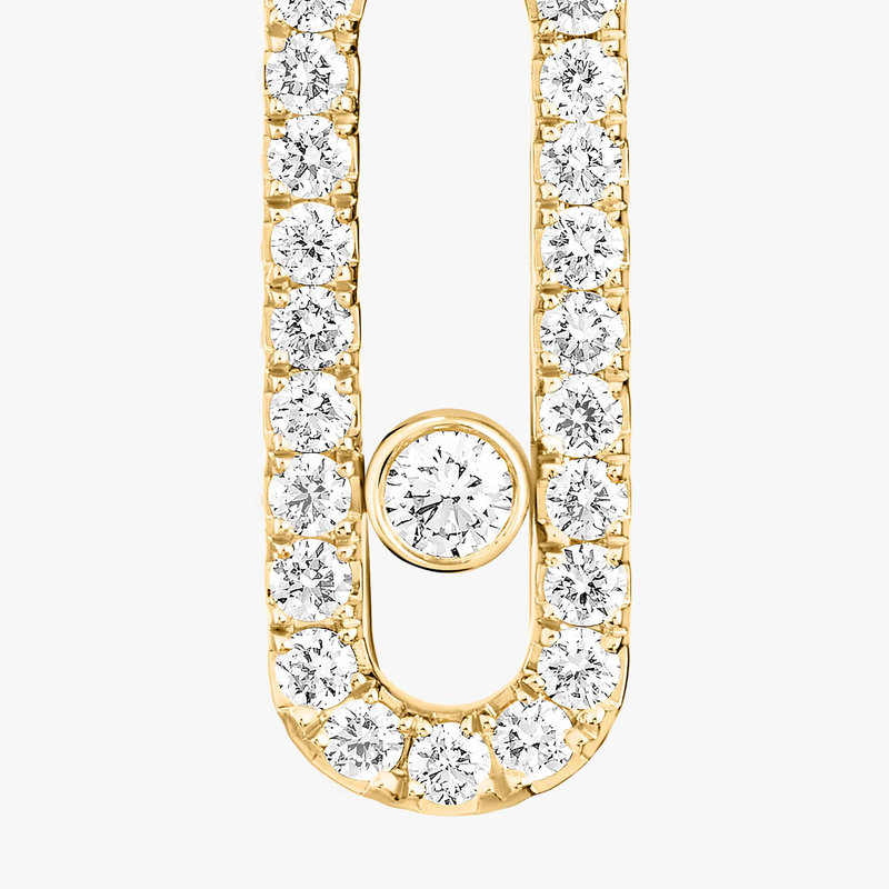 Move Uno Stud Yellow Gold For Her Diamond Earrings 05631-YG