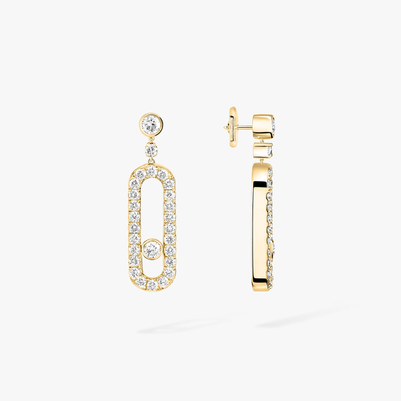 Move Uno Stud Yellow Gold For Her Diamond Earrings 05631-YG