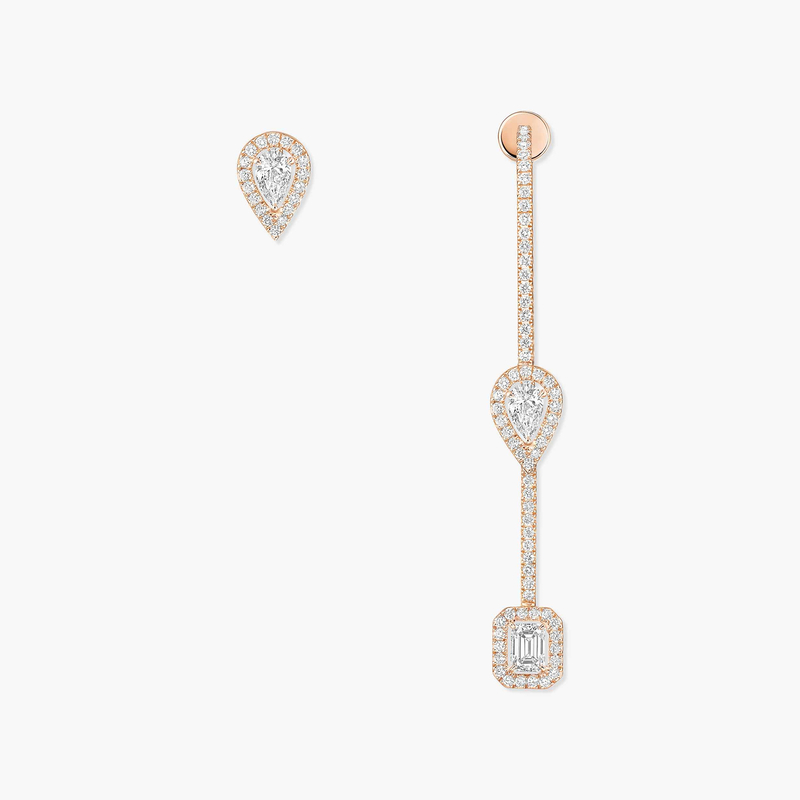 Boucles d'oreilles asymétriques My Twin