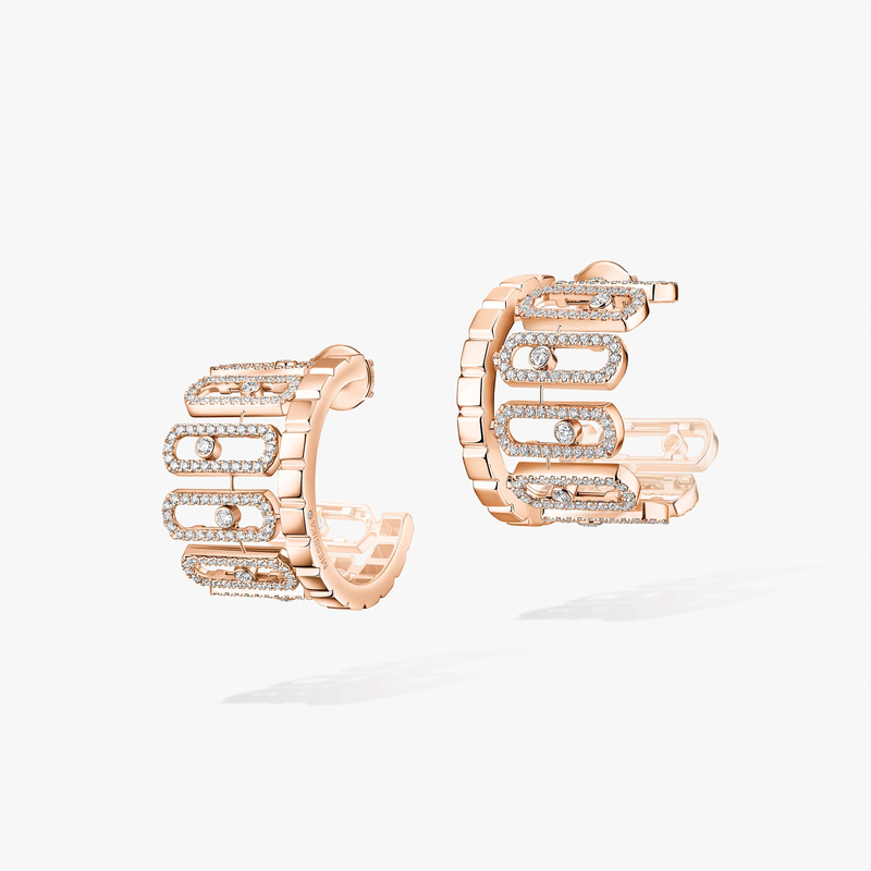 Move Iconica pavé earrings
