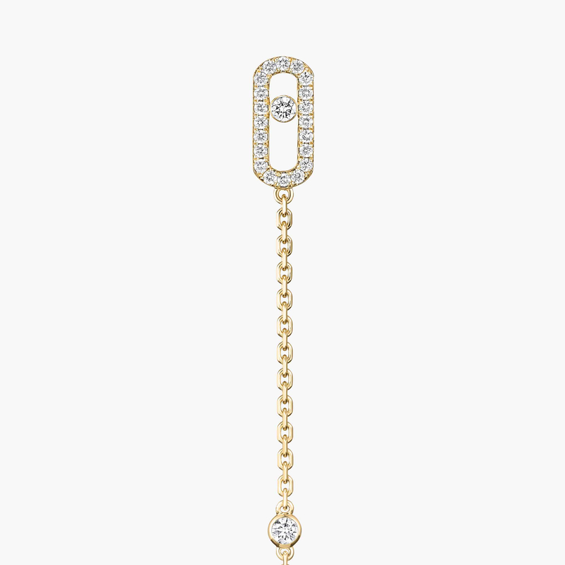 Move Uno Pendant Earrings Yellow Gold For Her Diamond Earrings 11321-YG