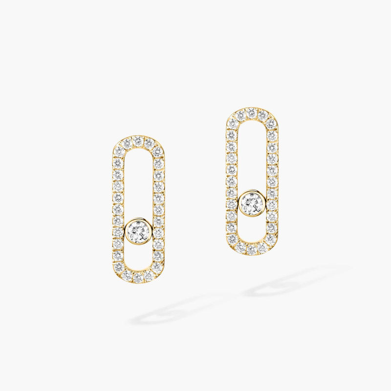 Move Uno pavé earrings