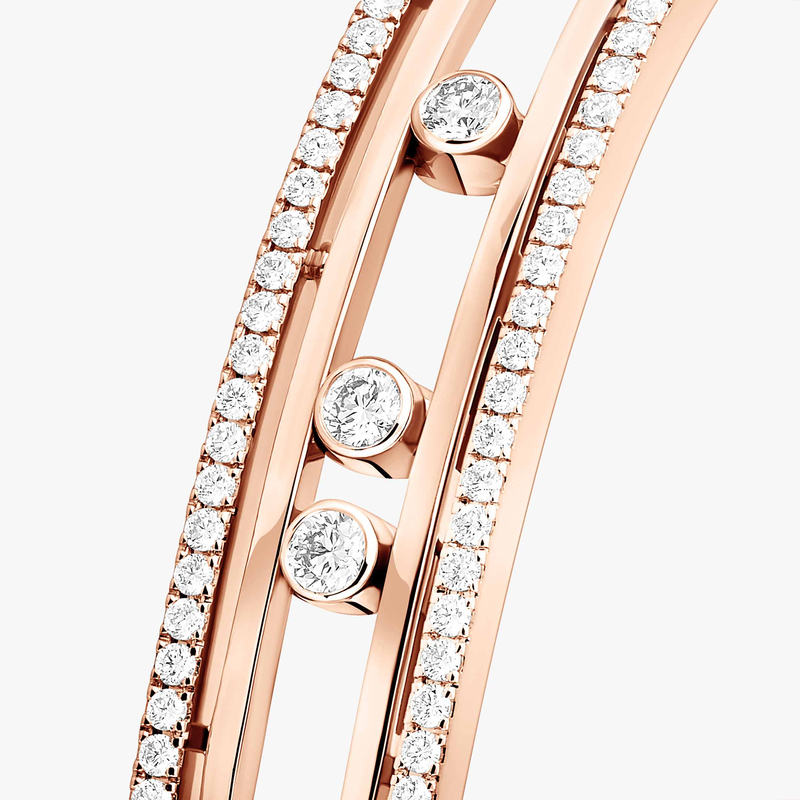 Move 10th Bangle Pink Gold For Her Diamond Bracelet 11426-PG