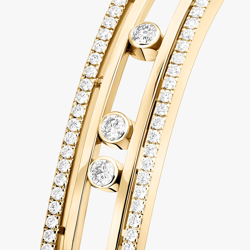 Move 10th Bangle Yellow Gold For Her Diamond Bracelet 11426-YG