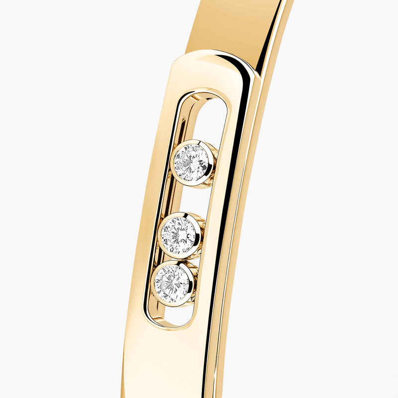Bracelet Femme Or Jaune Diamant Bangle Move Noa 06368-YG