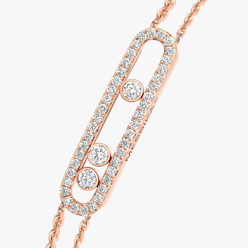 Move Classique Pavé Für sie Diamant Armband Roségold 03995-PG