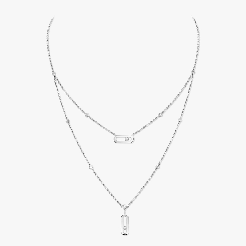 Move Uno two-row necklace