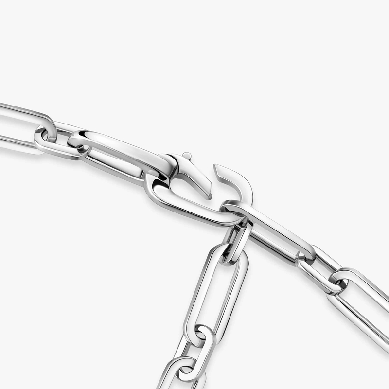 Collier Femme Or Blanc Diamant Choker Move Link Multi 12010-WG