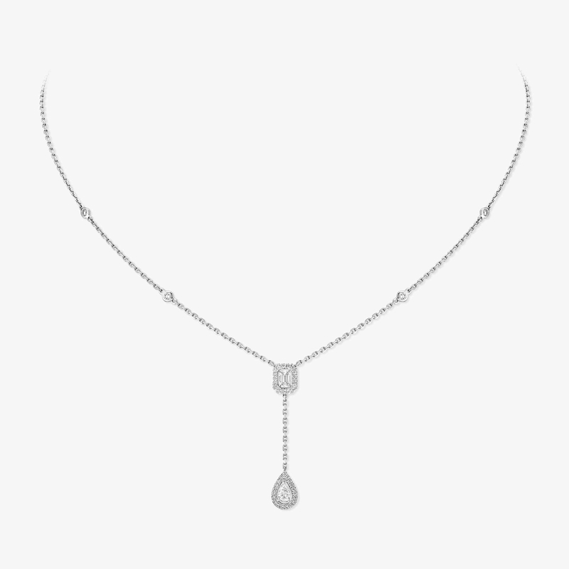 My Twin tie necklace 2x 0.10ct