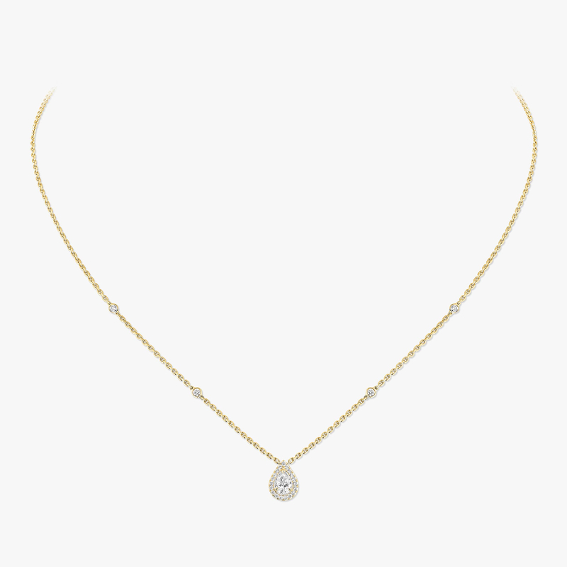 Collar Mujer Oro amarillo Diamante Joy Diamante Pera 0,25 ct 05224-YG
