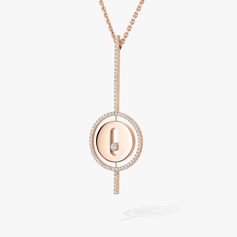 Collana Donna Oro rosa Diamante Lucky Move Arrow 10113-PG