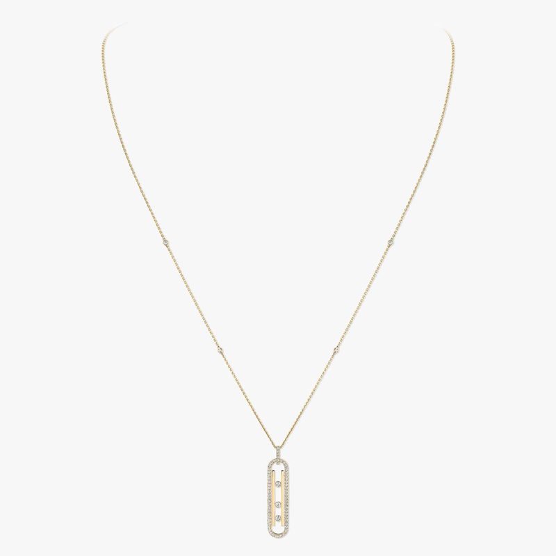 Collier Femme Or Jaune Diamant Collier Move 10th PM  10032-YG