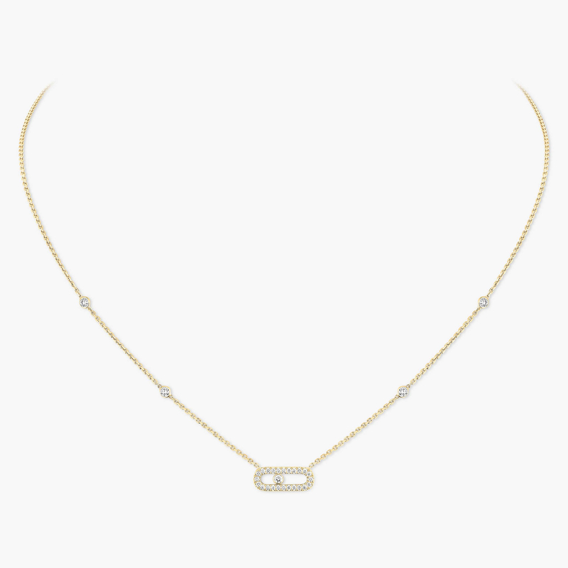Move Uno pavé necklace