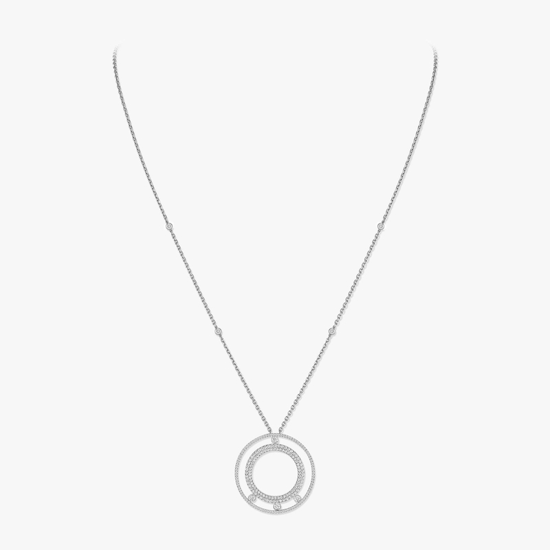 Collana lunga Move Romane con pavé