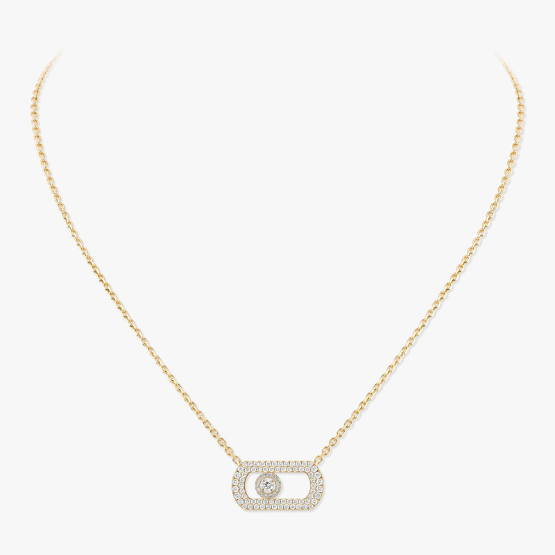 So Move Pavé Yellow Gold For Her Diamond Necklace 12945-YG
