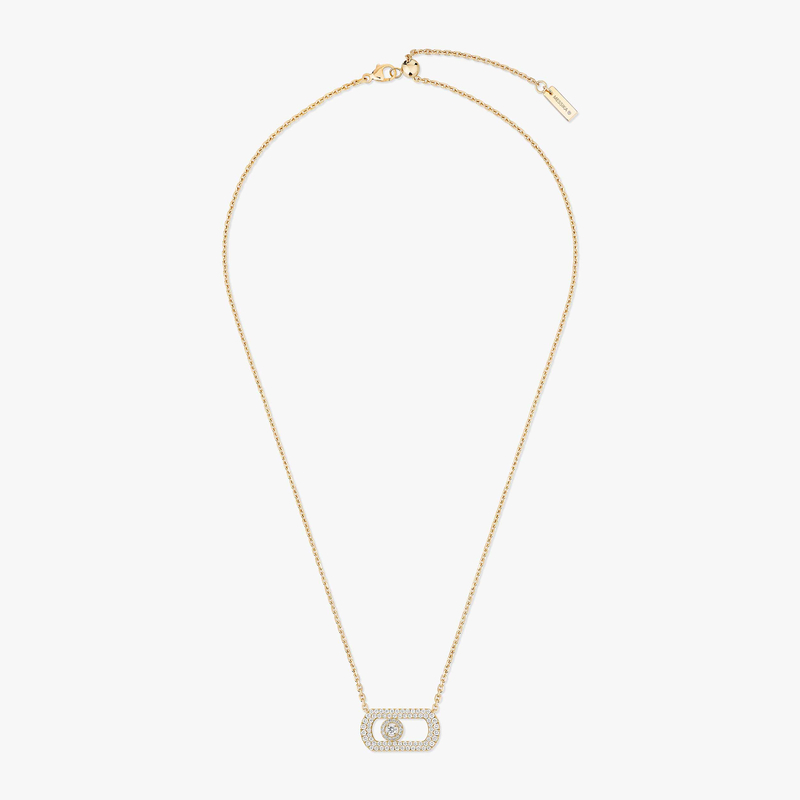 So Move Pavé Yellow Gold For Her Diamond Necklace 12945-YG