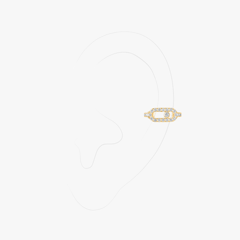 Move Uno pavé clip earring