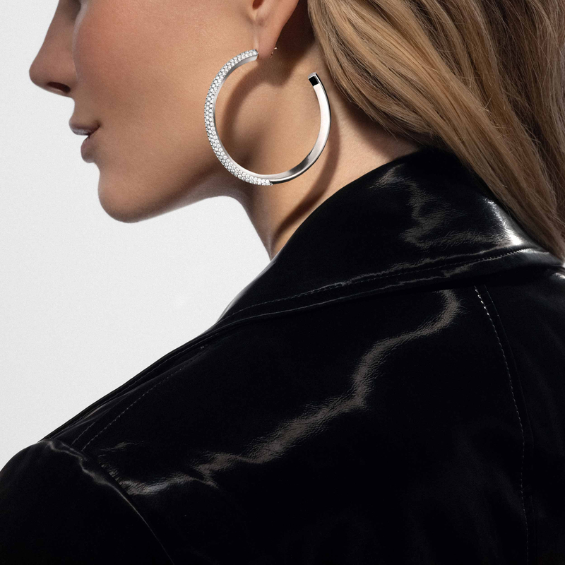 Divine Enigma hoop earrings large