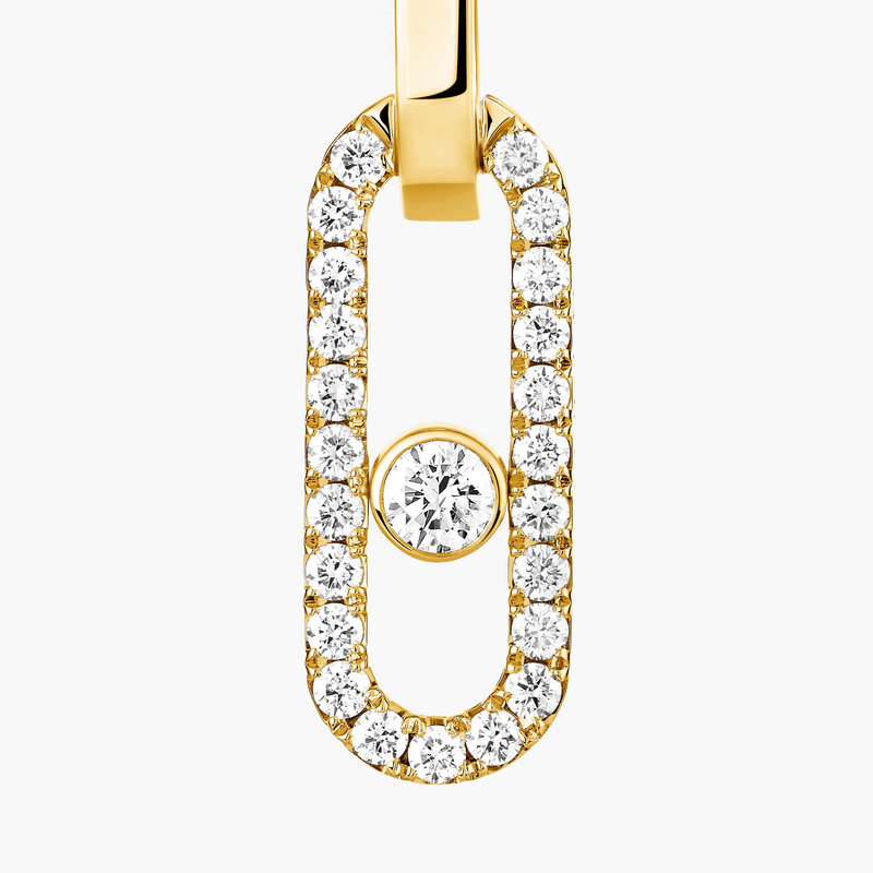Move Link transformable earrings Yellow Gold For Her Diamond Earrings 13678-YG