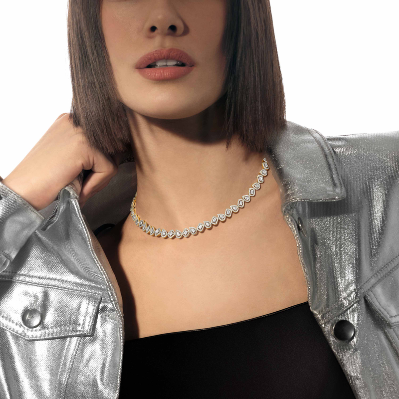 My Twin tennis necklace