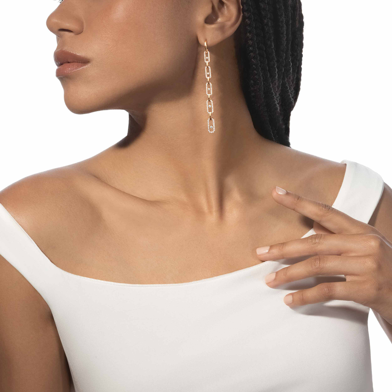 Move Link pendant earrings