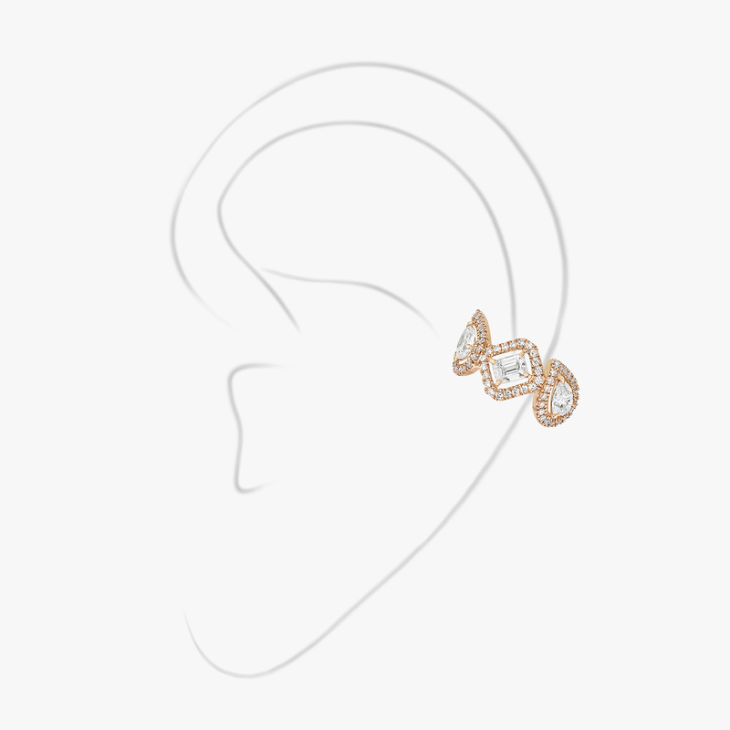 My Twin single middle clip earring 0.10ct