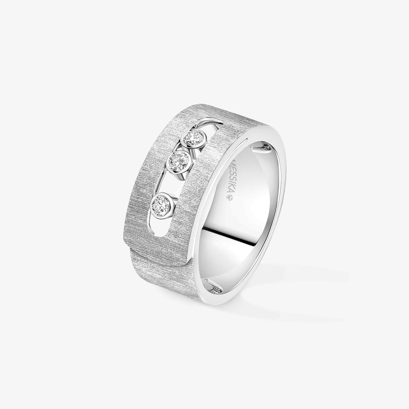 Move Noa chiseled ring, large model