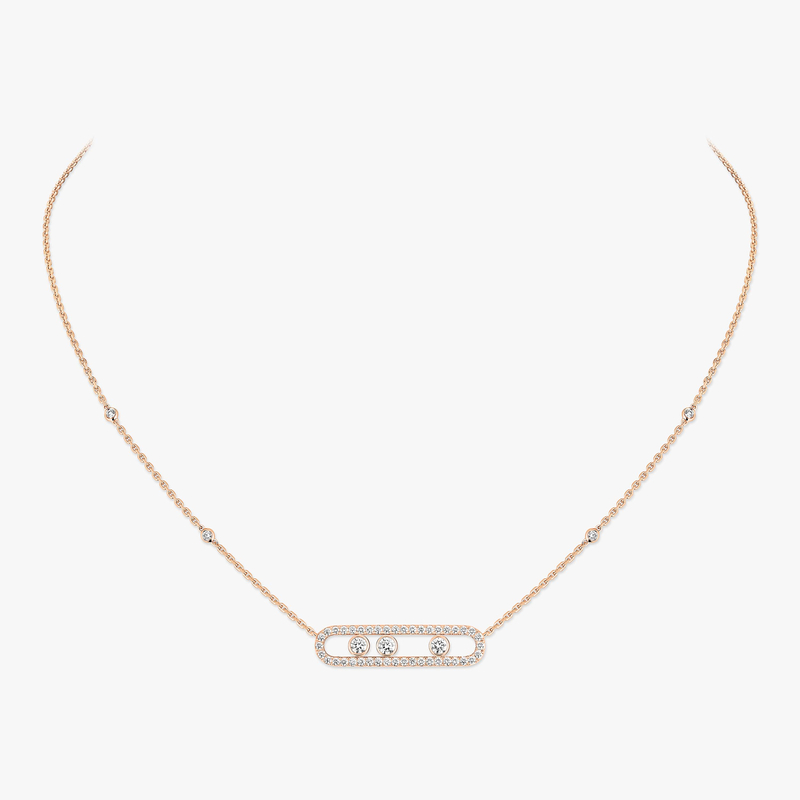 Move pavé necklace