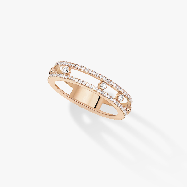 Move Romane  Pink Gold For Her Diamond Ring 07080-PG