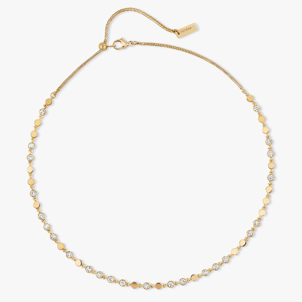 D-Vibes SM Yellow Gold For Her Diamond Necklace 12351-YG
