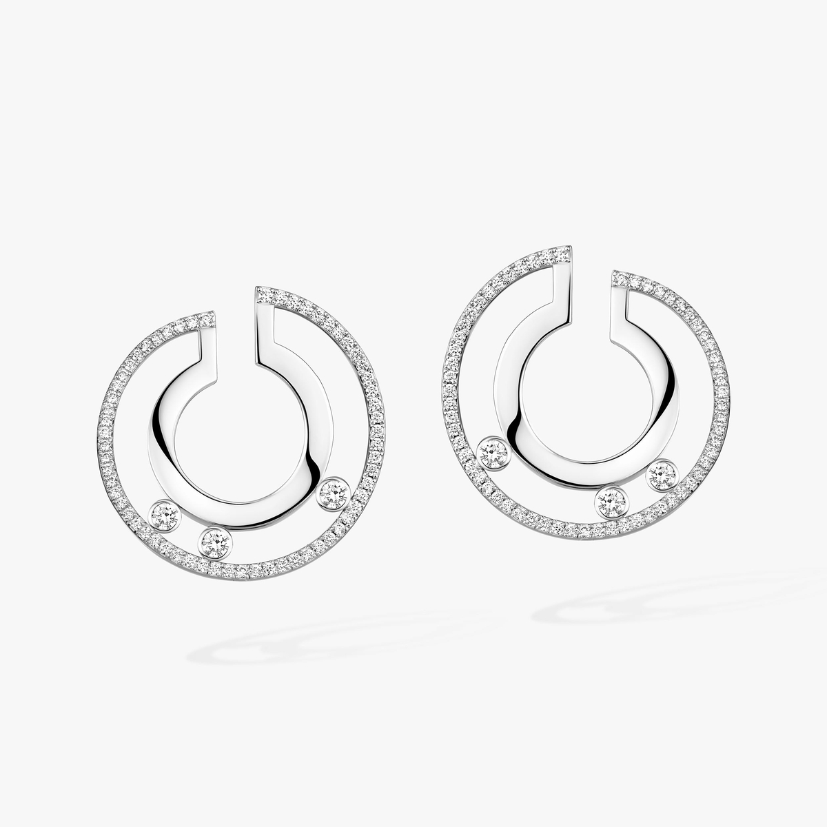 Move Romane hoop earrings small — 06689-WG