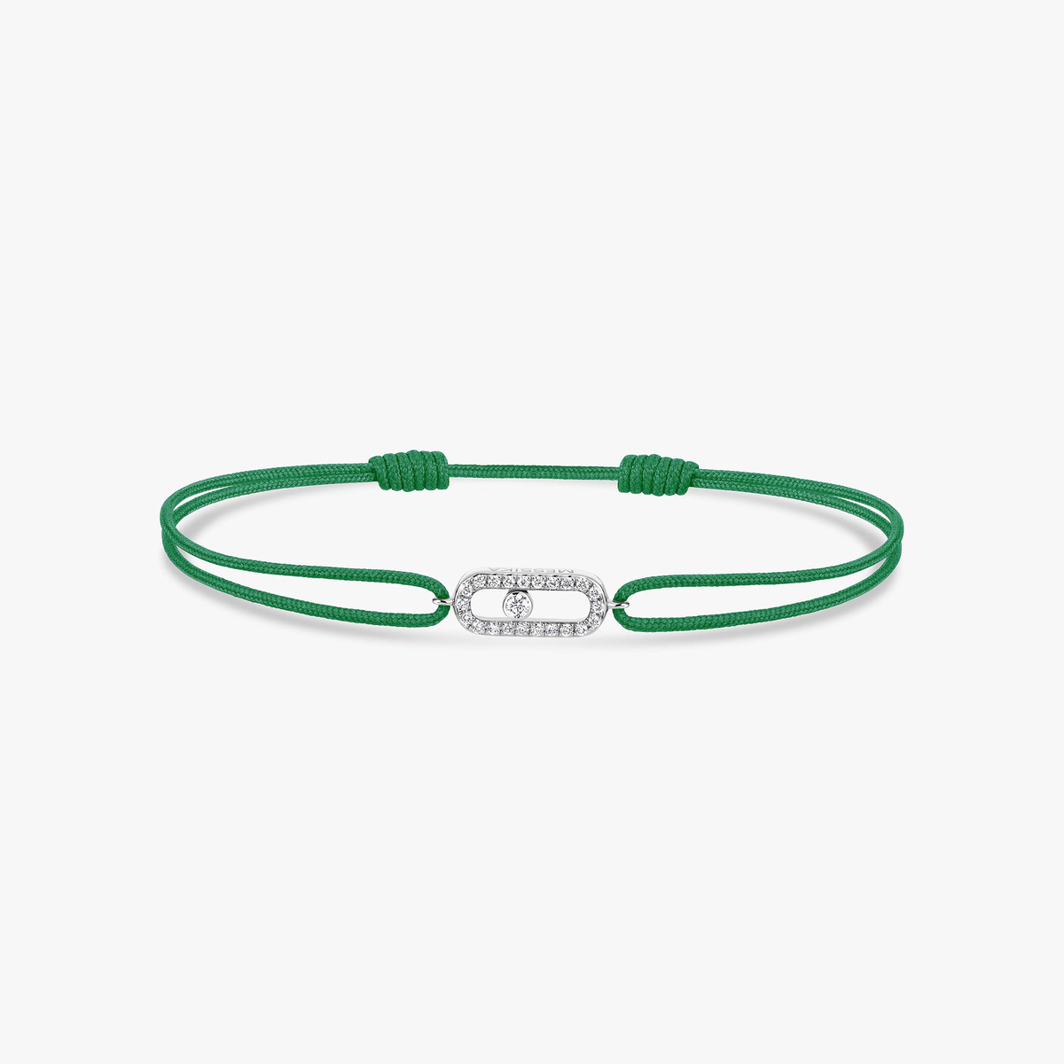 Move Uno green cord bracelet — 13862-WG