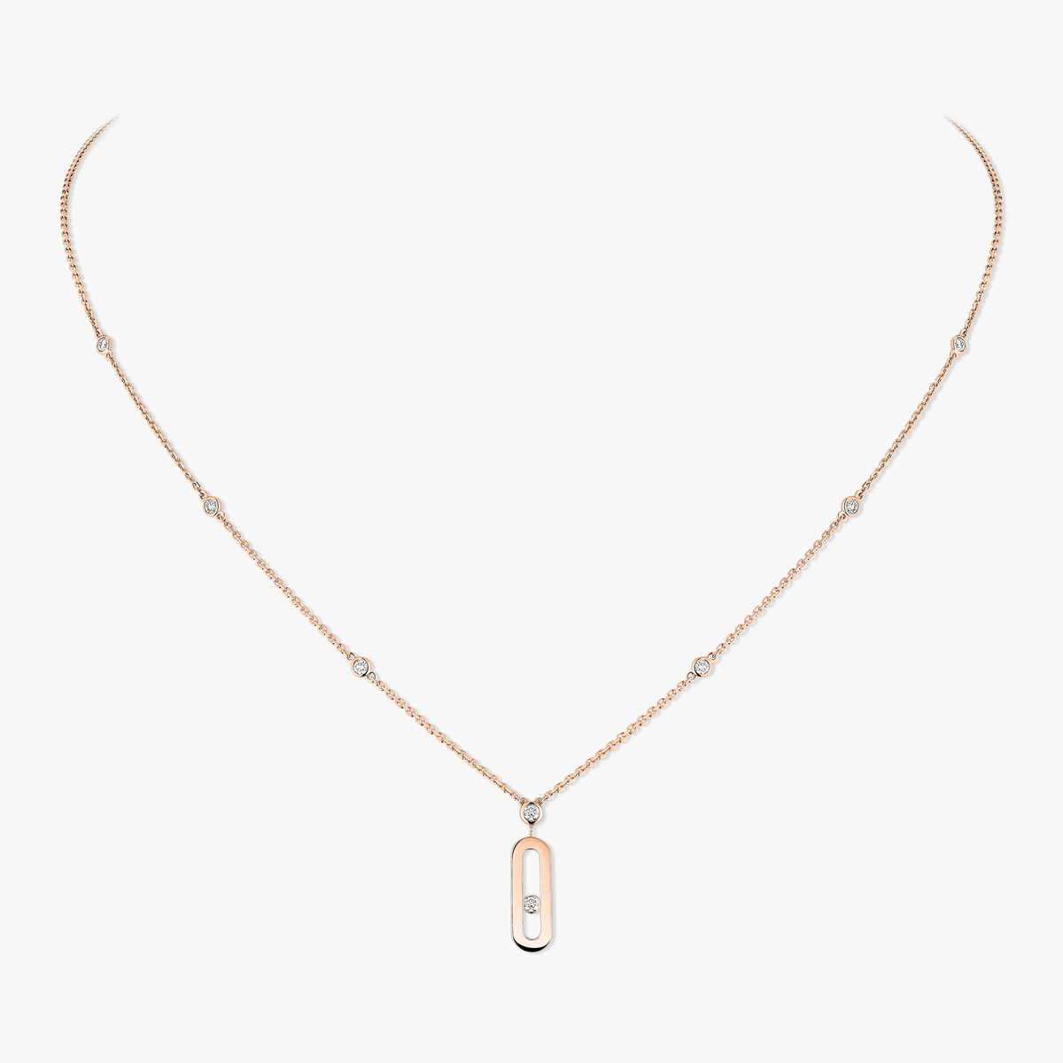 Move Uno long necklace — 10111-PG